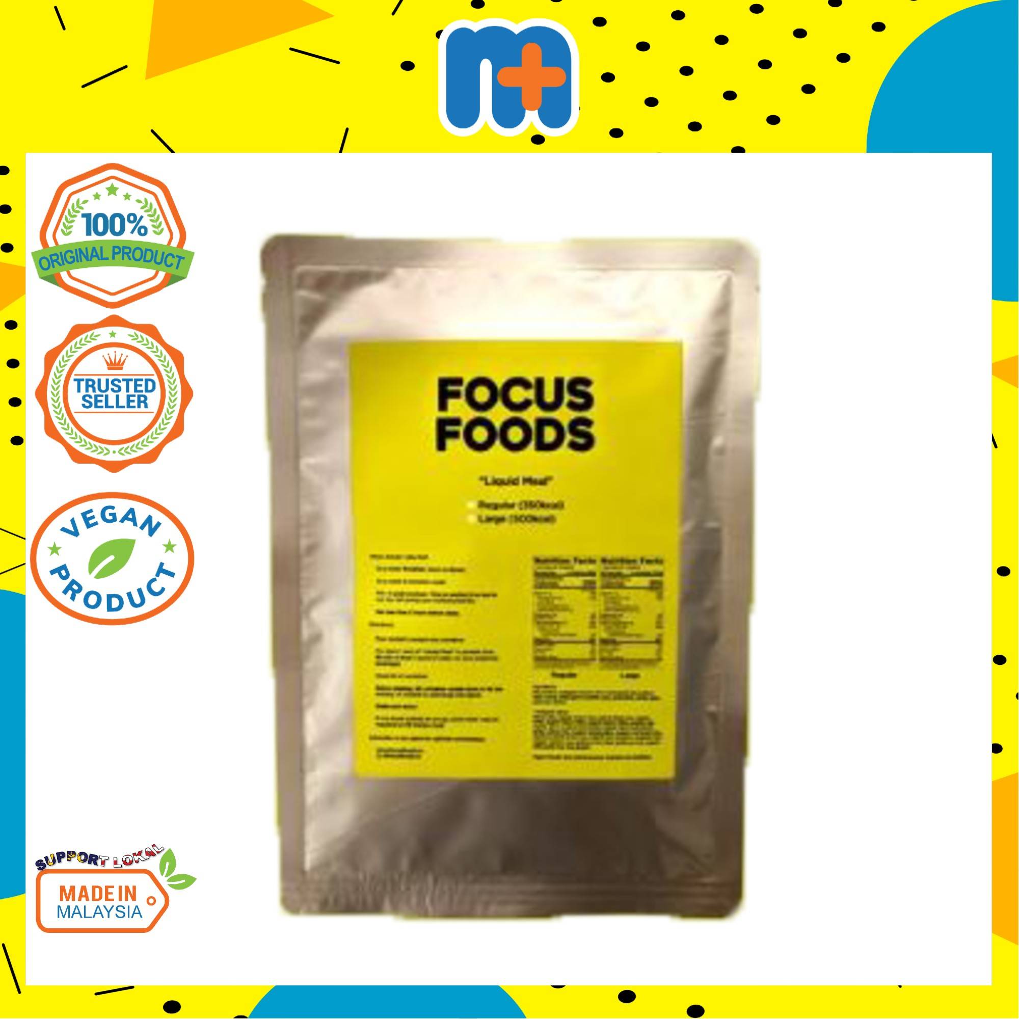 FOCUS FOODS LIQUID MEAL MEAL REPLACEMENT 880G